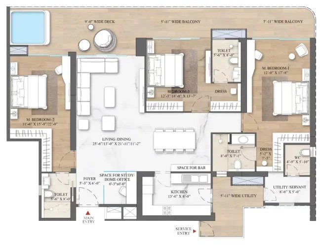 3 BHK