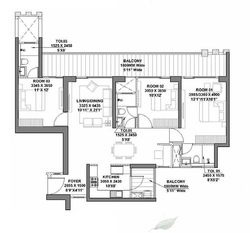 3 BHK