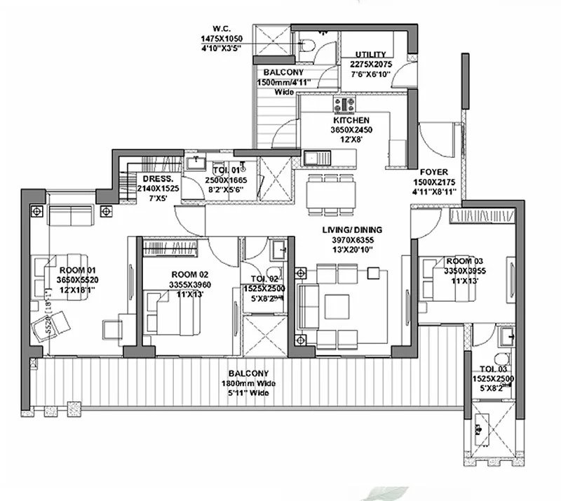 3 BHK