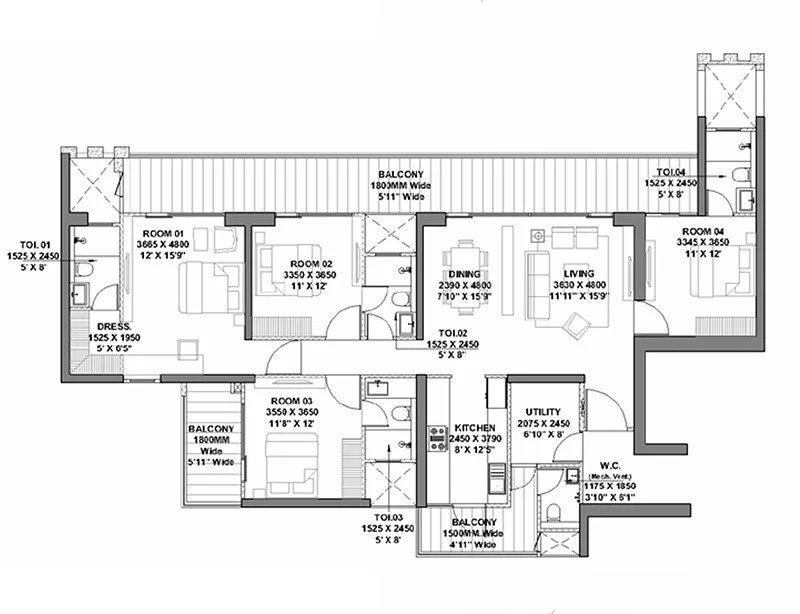 4 BHK