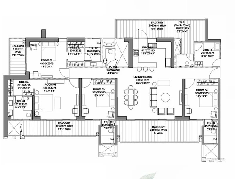 4 BHK