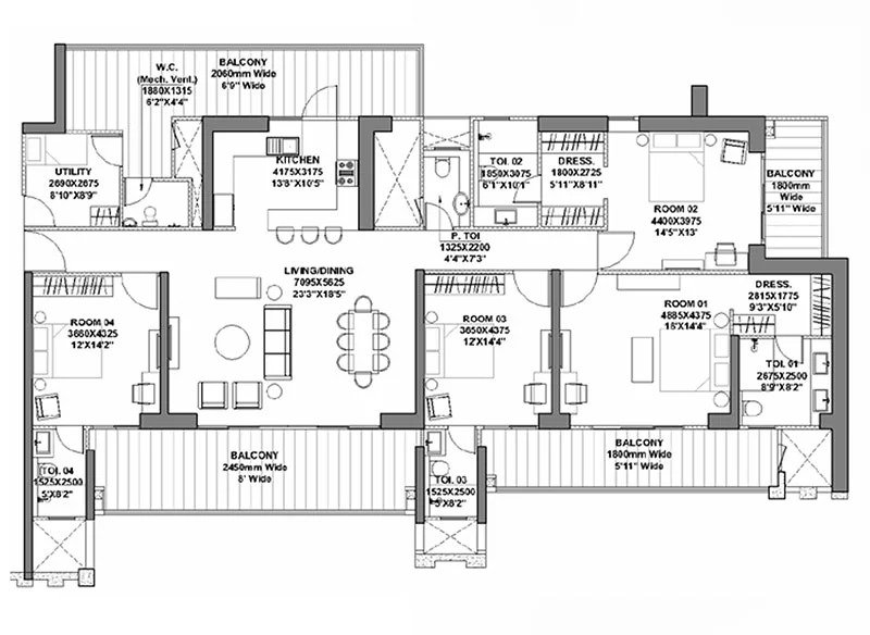 4 BHK