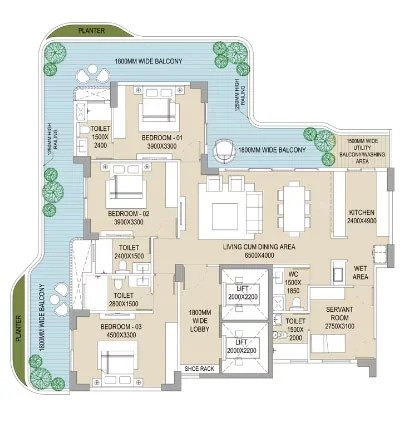 3 BHK