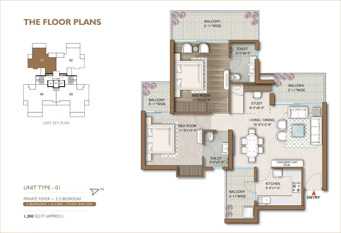 2.5 BHK