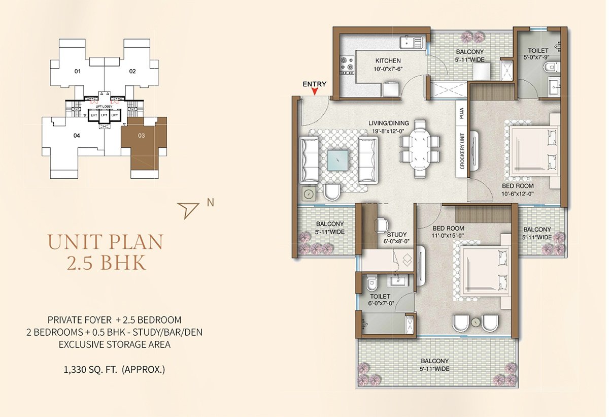 2.5 BHK