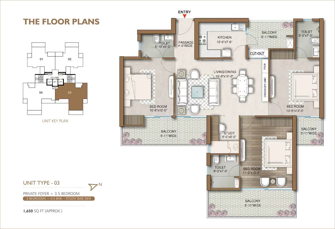 3.5 BHK