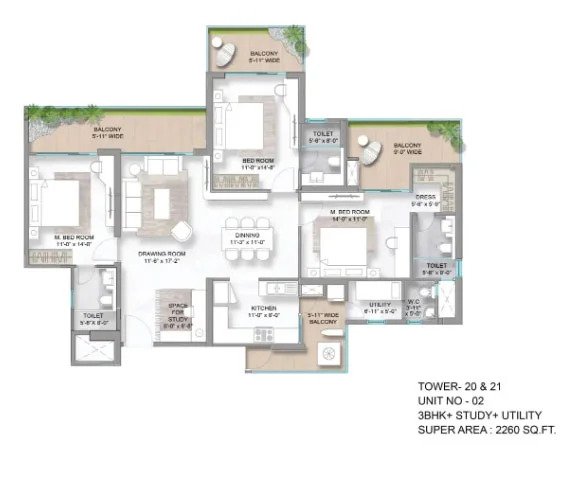 3.5 BHK