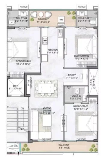 3 BHK