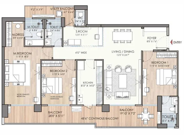 3 BHK